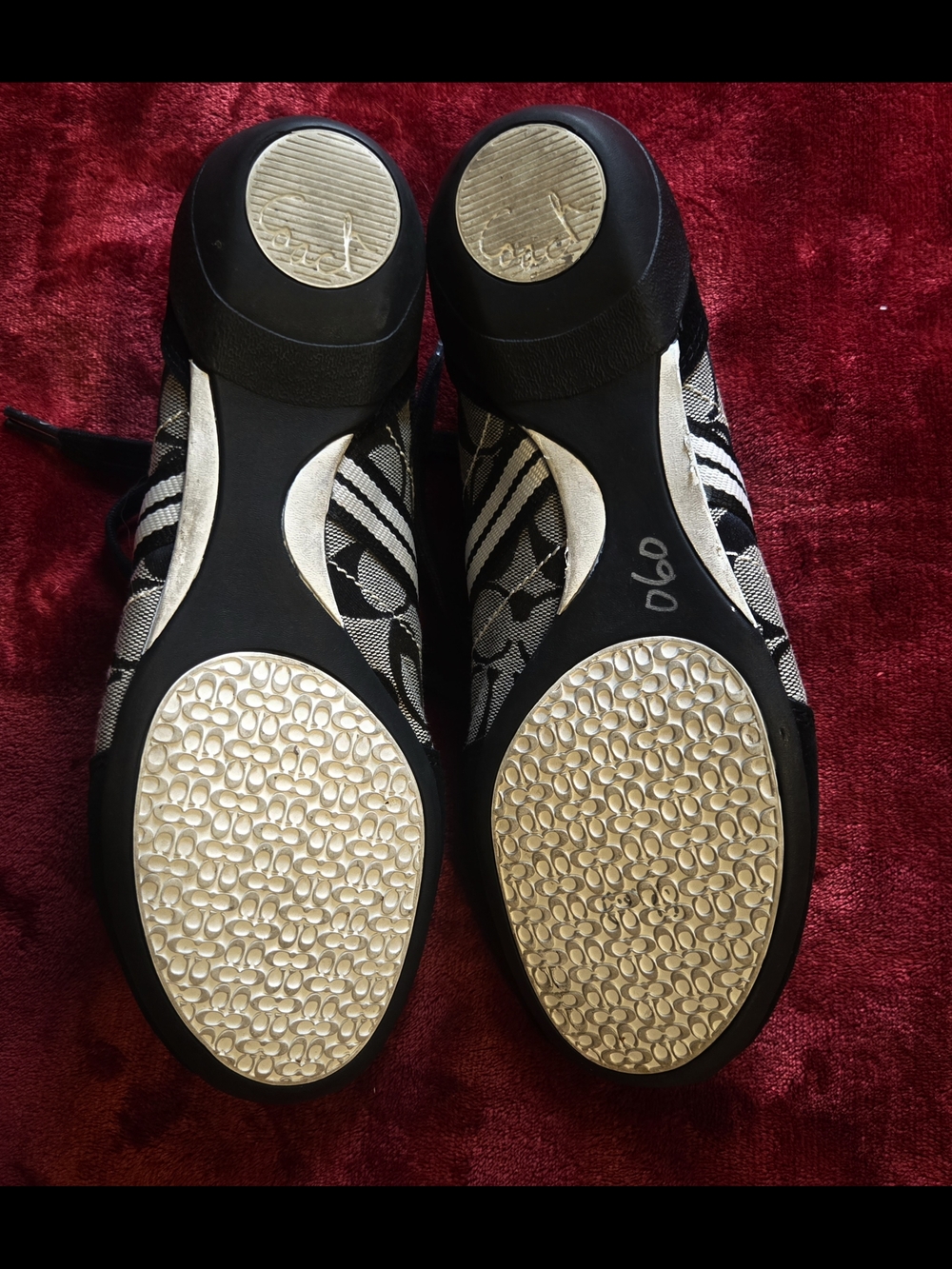 Coach Women Black Signature C Sneaker - Picture 2 of 5